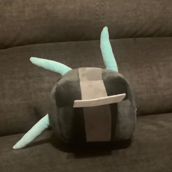 Bee Alien-Inspired Plush Toy Stuffed Insect Blue Antennae Embroidered 11" x 9" - Picture 5 of 8